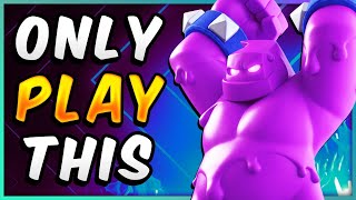 The ONLY Elixir Golem Deck Pros Play in Clash Royale 🏆 [upl. by Jan]