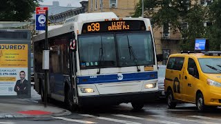 MTA Bus 4490 on the Q39 to LI City Queens [upl. by Enale679]