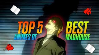 Top 5 Animes made by STUDIO MADHOUSE in Telugu [upl. by Scarlet]