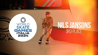 Nils Jansons Runs 3rd place  Worldskate Championships ROME 2024 [upl. by Baptist]