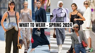 Top 10 Wearable Spring 2024 Fashion Trends [upl. by Linehan]