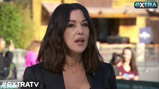 Monica Bellucci on Her Filming in Italy Festival Honor [upl. by Zanlog]