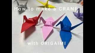 How to Fold an Origami Crane  StepbyStep Tutorial [upl. by Izaak632]