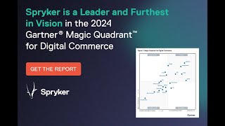 Spryker is a Leader in the Gartner® Magic Quadrant™ for Digital Commerce [upl. by Deraj]