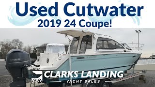 Used 2019 Cutwater 24 Coupe [upl. by Nothgiel]