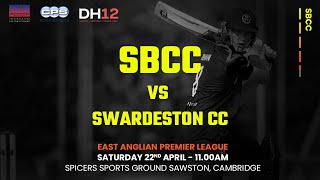 SBCC 1st XI vs Swardeston CC 1st XI  EAPL 22nd April 2023 [upl. by Siddon979]