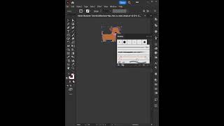 Adobe illustrator Tutorial  How to create a brush that draw dachshund dog illustrator [upl. by Plume582]