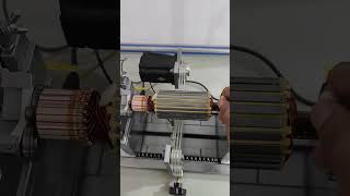 JP Wound Rotor Balancing Machine Balancing of individual rotors JPWoundRotorBalancingMachine [upl. by Akcemat453]