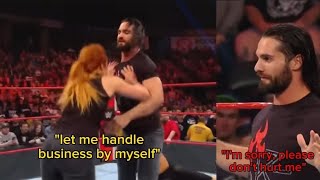 Becky Lynch amp Seth Rollins funny moments ft brollins being chaotic dorks PART 2 brollins [upl. by Sivlek]