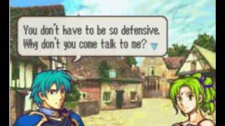 FE  The Sacred Stone  Ephraim amp LArachel Support Conversation amp Ending [upl. by Maude]