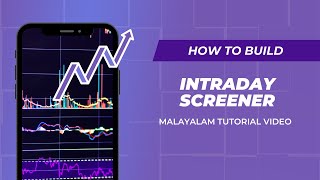 Build a Intraday Screener for identifying shares for Intraday Trades [upl. by Ormond351]