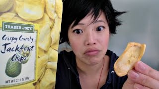 Tasting Jackfruit Chips [upl. by Anemolihp406]