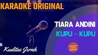 Tiara Andini  Kupu Kupu Karaoke [upl. by Amhsirak41]