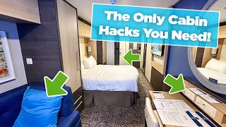 30 Cruise Ship Cabin Hacks To Try [upl. by Galatea]