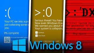 Windows 8 New Kill Screen My OS forced me to update [upl. by Alicirp]