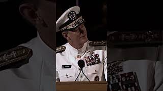 Admiral William H Mcravens Famous quote about making your bed motivation inspiration success [upl. by Ttelracs]