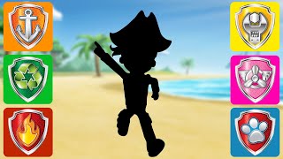 PAW Patrol Pirate 4  Match the right shadow [upl. by Henigman]