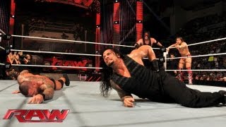 Raw  Randy Orton amp Team Hell No vs The Shield Raw June 3 2013 [upl. by Bogart]