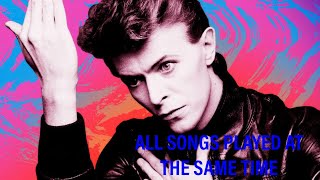 David Bowie  All songs played at the same time [upl. by Ninette]