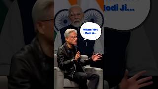 Modi ji’s vision on AI Revealed by CEO of Nvidia Jensen Huang [upl. by Kanya]