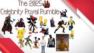 WWE 2K24  The 2025 Celebrity Royal Rumble  001 [upl. by Bil]