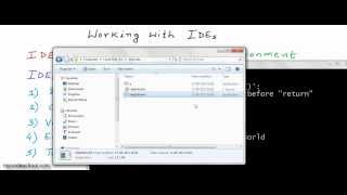 Working with Integrated Development Environments IDEs C Programming Tutorial 04 [upl. by Fortuna796]