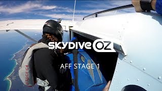 Learn to Skydive AFF STAGE 1 Training at Skydive Oz Australia [upl. by Dihahs]