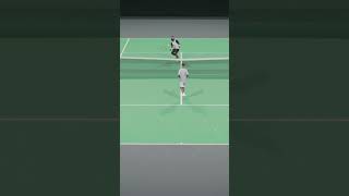 TIEBREAK game  Volley Y Tiafoe tennis game tiebreak [upl. by Nomyar238]