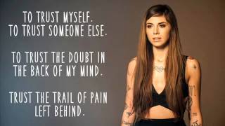 Trust Lyric Video  Christina Perri [upl. by Animlehliw]