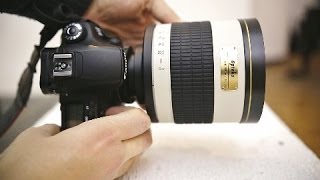 Weird lens reviews Samyang 800mm f8 Mirror amp 2x telecoverter with samples [upl. by Emlyn]