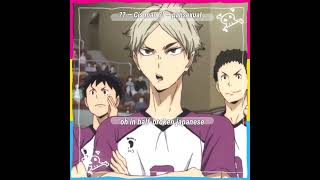 Half Broken Japanese  SemiShira edit post   Semi x Shirabu haikyuu anime haikyuuedit gay [upl. by Yeneffit]