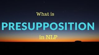 NLP in India About NLP Presupposition by Ram Verma [upl. by Skutchan]