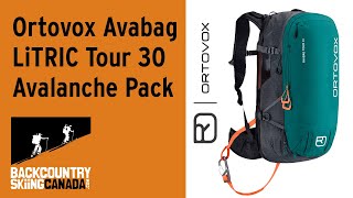 Ortovox Avabag Litric Tour 30 Avalanche Pack [upl. by Okomom]