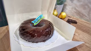 Entremet Poire chocolat Glaçage Miroir 🍐 🍫 [upl. by Berty]