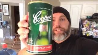 Brewing a Coopers European Lager with Coopers DIY Kit [upl. by Peoples281]