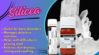 Silicea  Homeopathic Medicine  Uses Dosage amp Side Effects  Hindi Urdu [upl. by Llekcor]