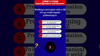 Q20 Latest CSWIP 31 Exam Questions and Answers 2023 shorts feedshorts feedshorts [upl. by Trask]