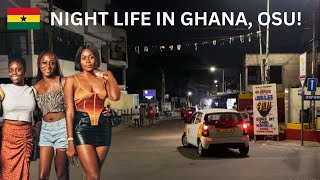 Night Life In Ghana Osu Accra 🇬🇭 [upl. by Zalea]