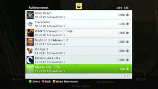 My Xbox 360 Achievements [upl. by Nrehtac]