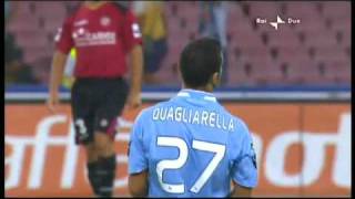 Napoli VS Livorno 31  Traversa Fabio Quagliarella [upl. by Ahsatin]