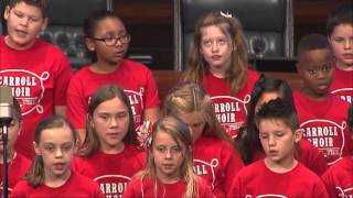 Carroll Elementary Holiday Choir at Frisco City Hall [upl. by Ettenahs]