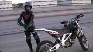 Aprilia SXV 550 with full Silmoto  Soundcheck [upl. by Lilah]