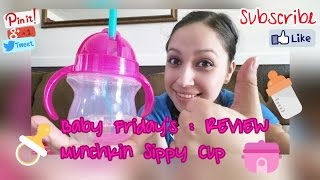 Munchkin Click Lock Straw Trainer Cup REVIEW ● Baby Fridays [upl. by Lerej893]