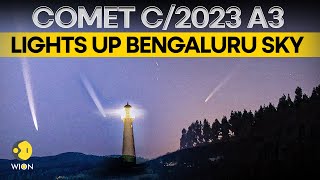 Comet C2023 A3 Lights Up Bengaluru Sky With Spectacular Colours  WION Originals [upl. by Jordanson737]