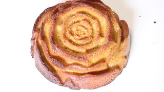 How to make a easy last minute ROSE CAKE [upl. by Nilhtac]