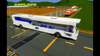 TRAIN vs BUS Brick Rigs [upl. by Ayr]