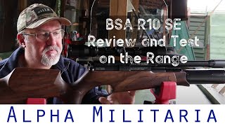 BSA R10 SE  Air Rifle Review and Test at the Range [upl. by Nylssej]