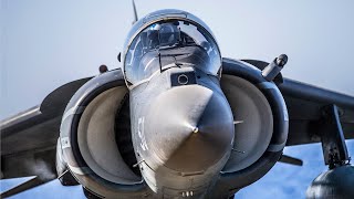 AV8B Harrier II Vertical Take Off amp Landing  Flight Ops [upl. by Irollam]