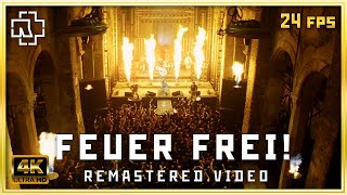 Rammstein Feuer Frei 4K Remastered music video with subtitles [upl. by Aitnis]