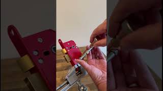 966 ERA Mortice Lever Door Lock picked open 5 levers with false gates  anti pick notches shorts [upl. by Wartow270]